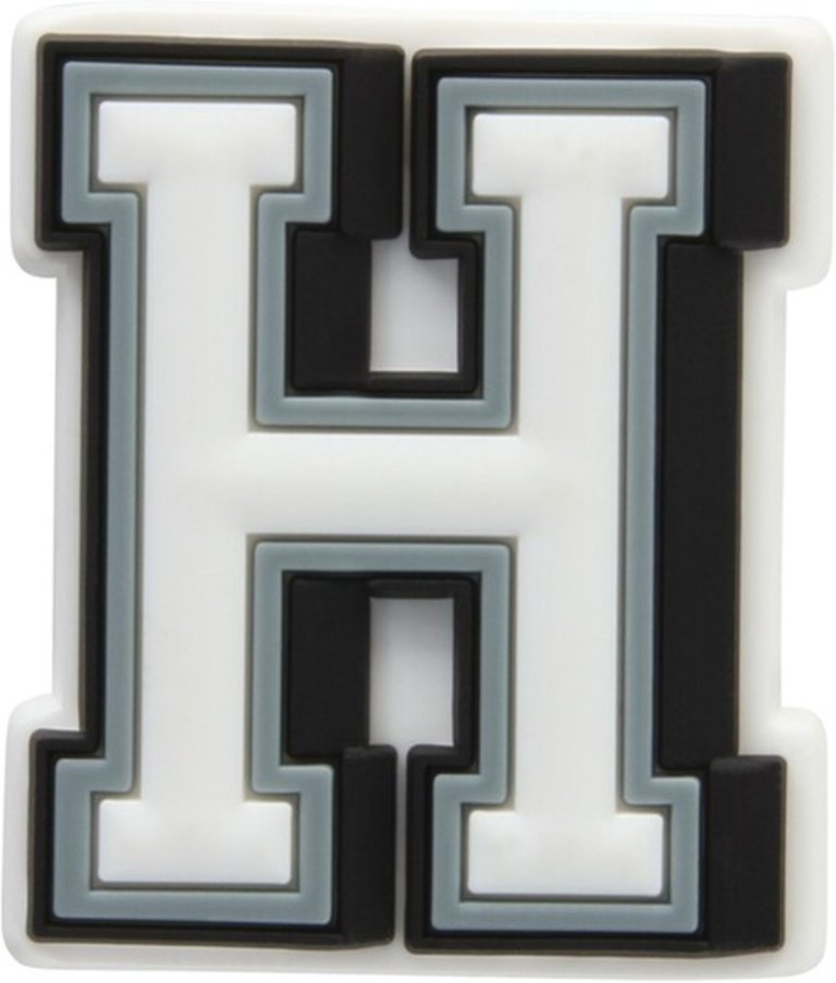 Imagem principal Infantil - Jibbitz Charm Letra H Unico Branco Crocs incolor Crocs incolor