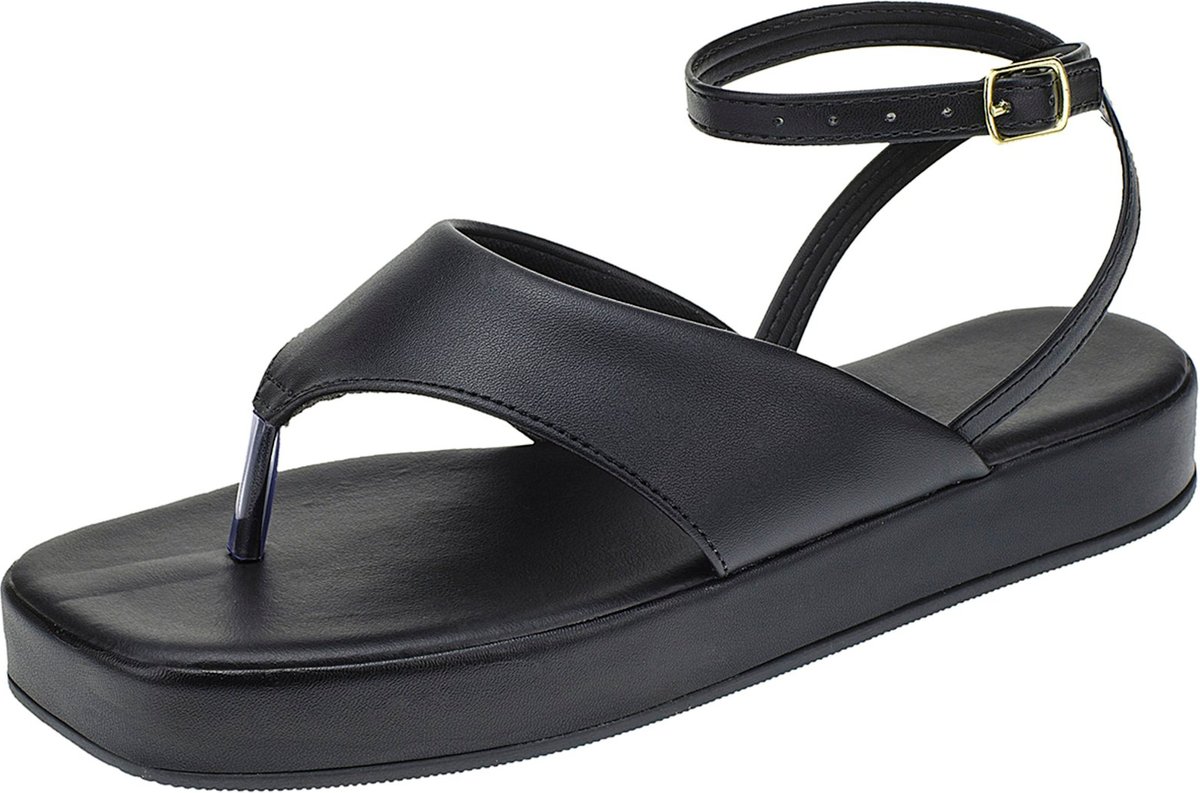 Sandalia Rasteira Maduda Feminina Flat Confortavel tamanco Sandalia Moderna Moda Plataforma