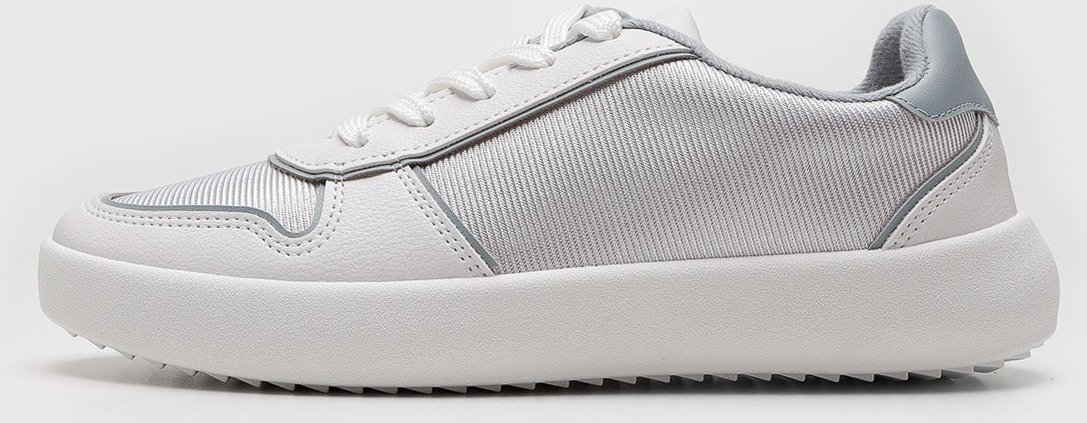 Tênis Feminino Moleca com Cadarço e Cinza