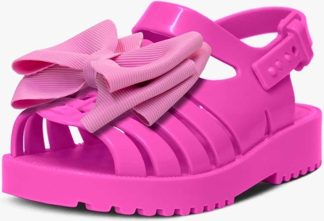 Infantil - Sandália Rasteira Pópidi Menina Emborrachada Laço