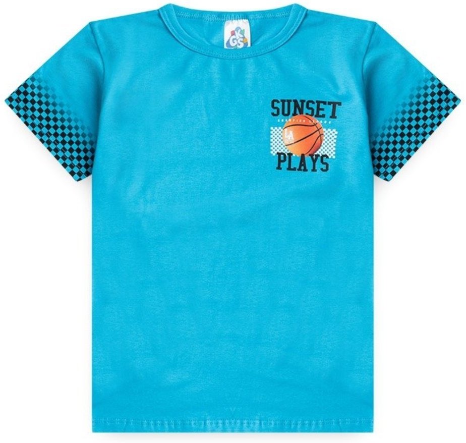 Imagem principal Infantil - Conjunto de Verão para Menino Camiseta e Bermuda Basquete Plays GKS verde GKS verde