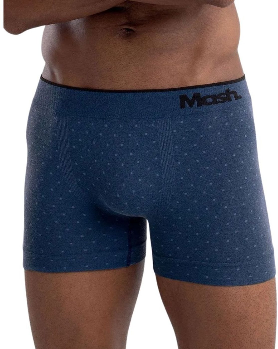 Imagem principal Cueca Boxer Mash Microfibra Sem Costura Estampada Adulto 710.14 azul MASH azul