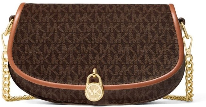 Imagem principal Bolsa Transversal Mila Pequena Logo 35F5GIMC1B200 marrom marrom