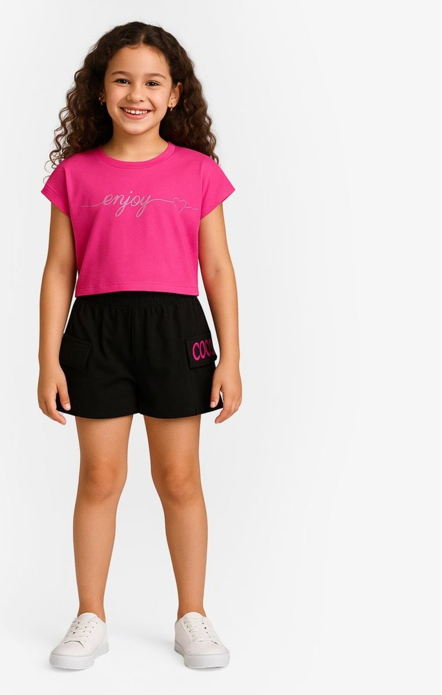 Imagem principal Infantil - Conjunto Blusa Com Shorts Rovi Rovitex Kids branco Rovitex Kids branco