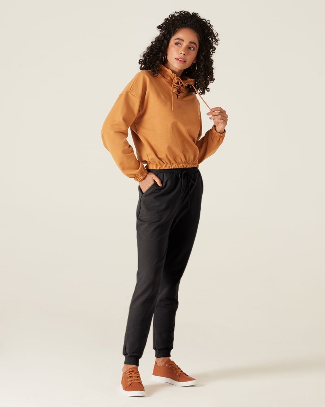 Imagem principal Calça Jogging Moletom Stretch Malwee preto Malwee preto