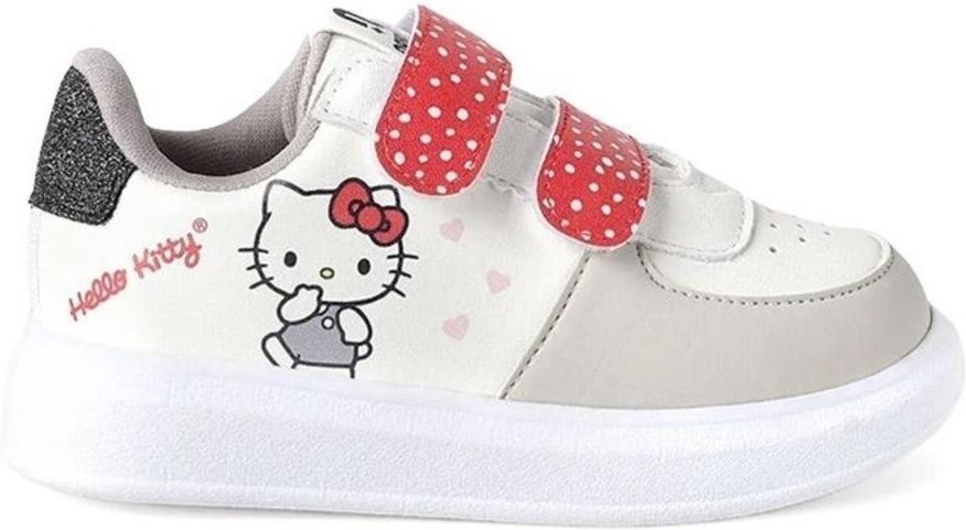 Infantil - Tênis Novopé Hello Kitty Tiras 23/27 Branco