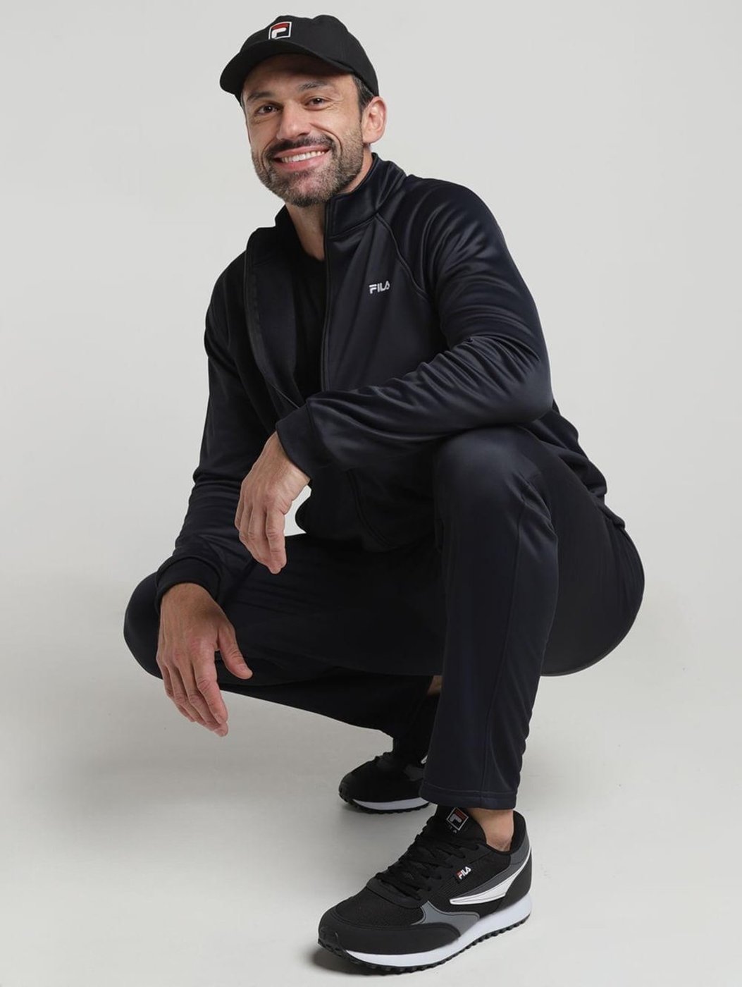 Imagem principal Agasalho Essentials Fila Masculino preto Fila preto