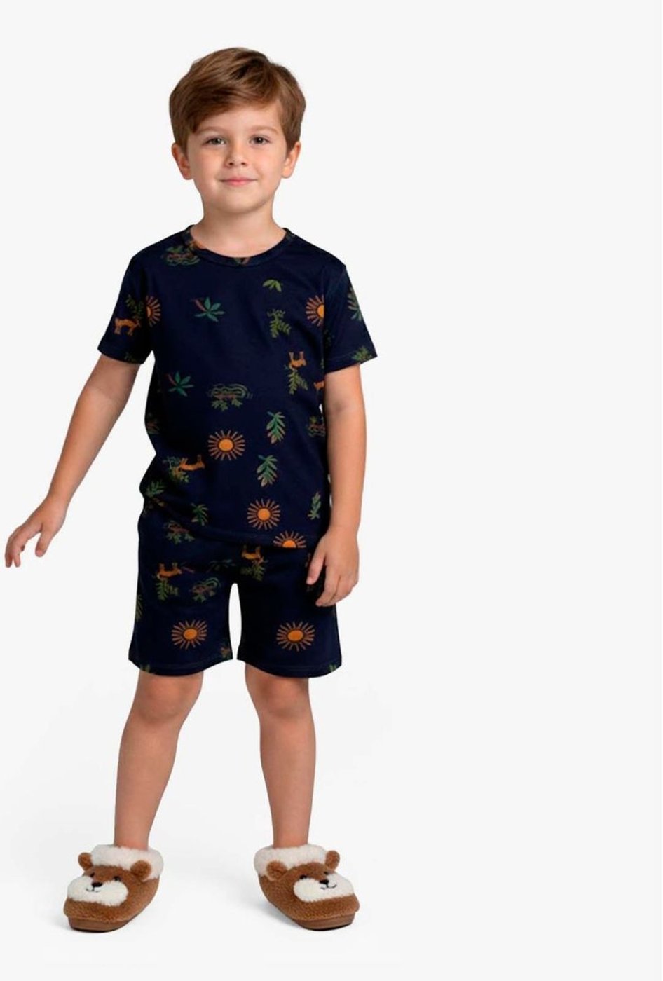 Imagem principal Pijama Masculino Em Cotton Select verde Select verde