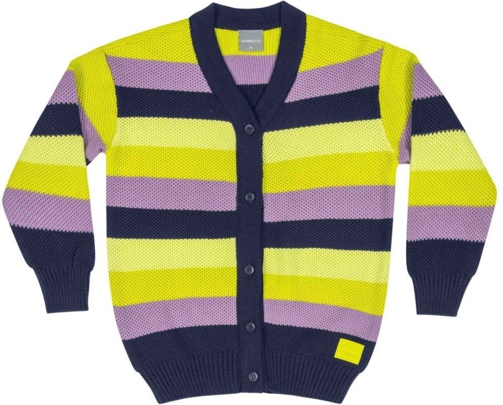 Imagem principal Infantil - Cardigan Listrado em Tricô Menina Quimby roxo Quimby roxo