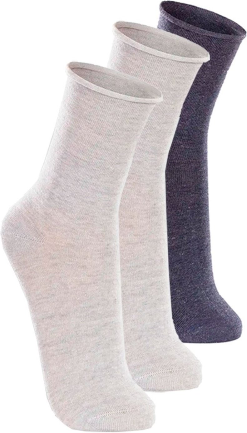 Imagem principal Kit com 3 Pares de Meias sem Punho Casual Lupo preto Lupo preto