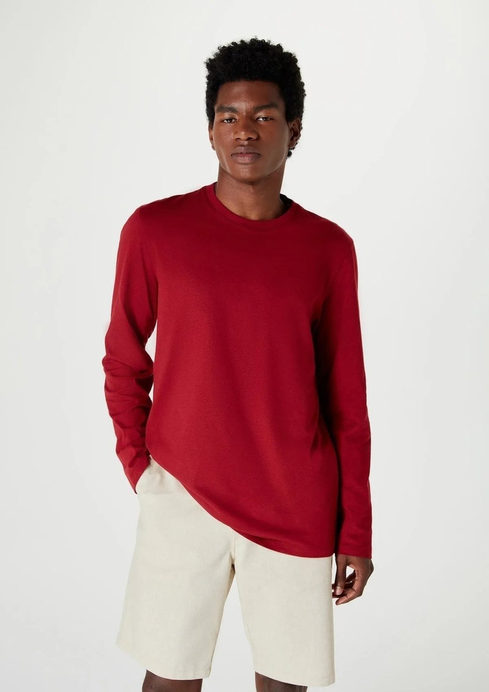 Imagem principal Kit 3 Camiseta Masculina Manga Longa World Hering preto Hering preto