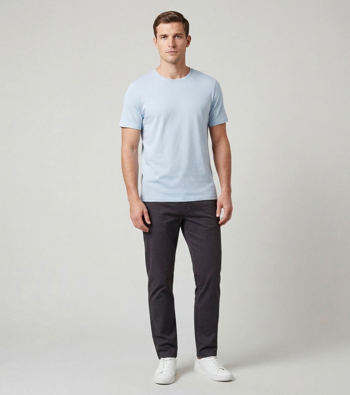 Imagem principal Camiseta Masculina Em Cotton Infinita Cor bege INFINITA COR bege