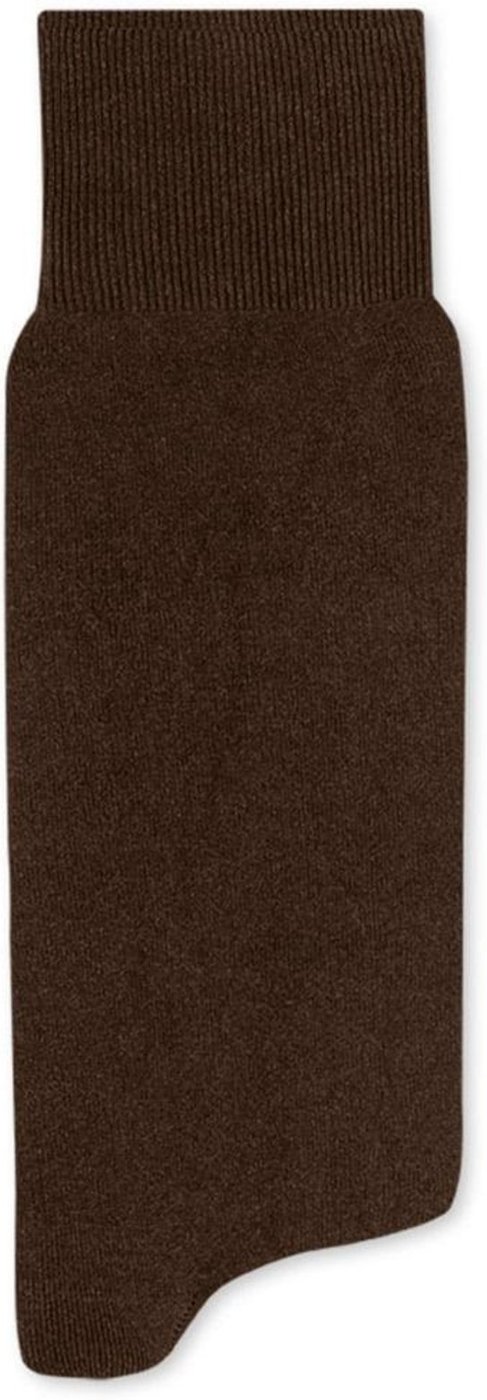 Imagem principal Meia Social Cano Longo Mash Masculina Lisa Poliamida Punho marrom marrom
