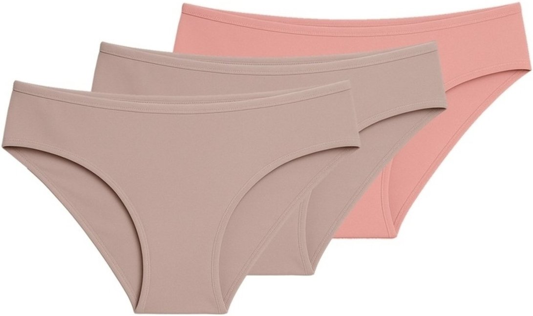 Imagem principal Kit com 3 Calcinhas Biquíni Liz 50372 bege Liz bege