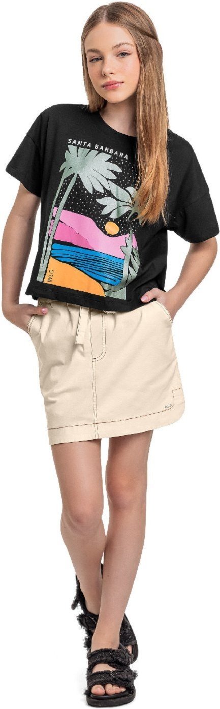 Imagem principal Infantil - Blusa com Strass Juvenil Gloss preto Gloss preto