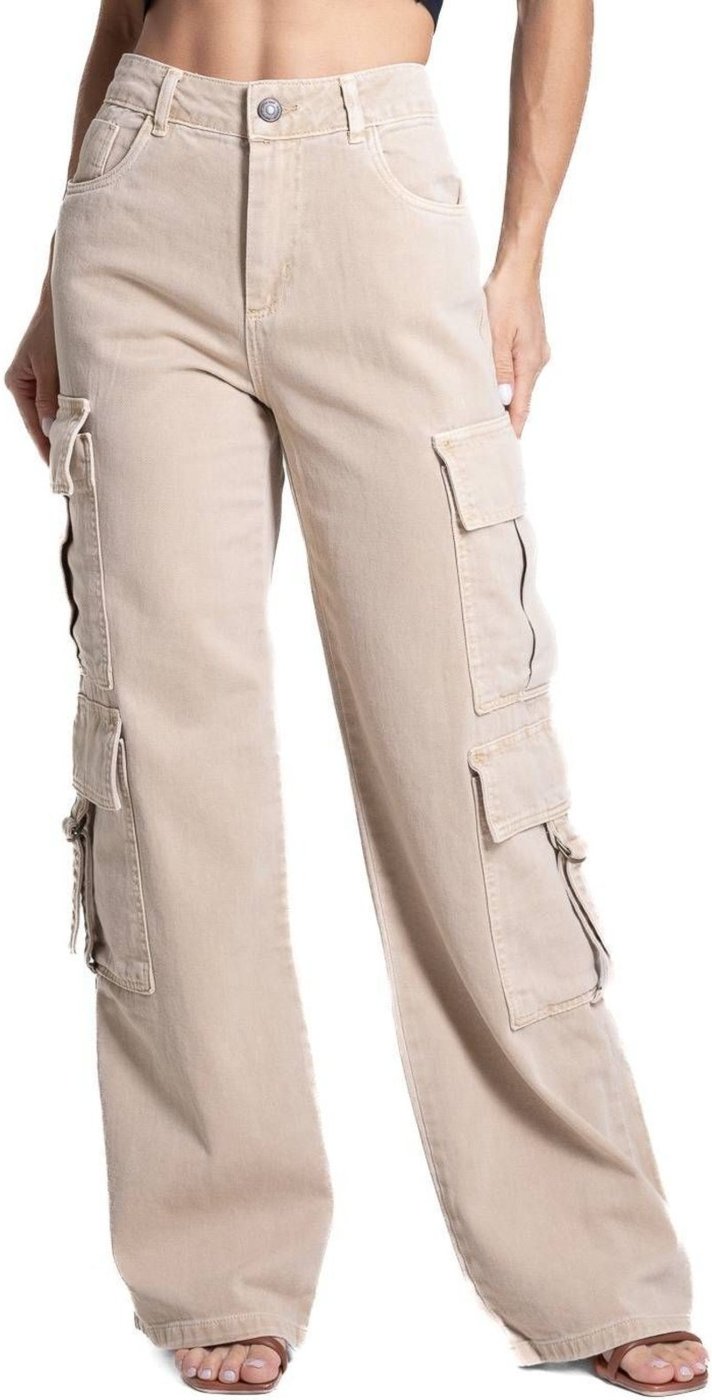 Calça Sarja Sawary Wide Leg - 282160