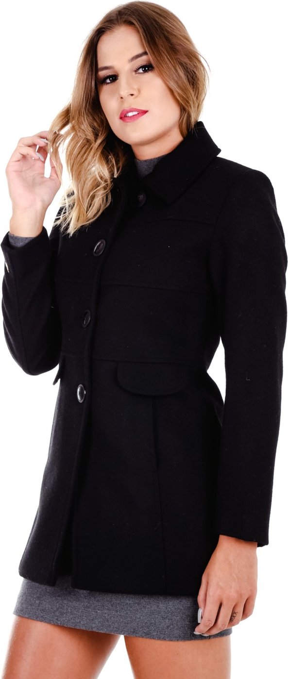 Imagem principal Casaco Rigotto 3/4 preto Rigotto preto