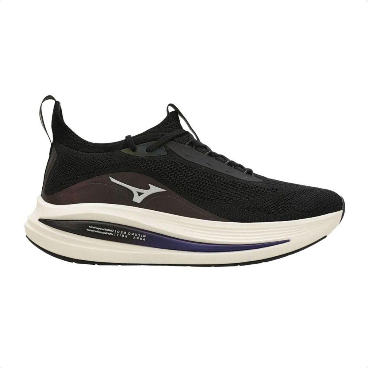 Imagem principal Tênis Corrida Masculino Mizuno Neo Aura Knit preto Mizuno preto