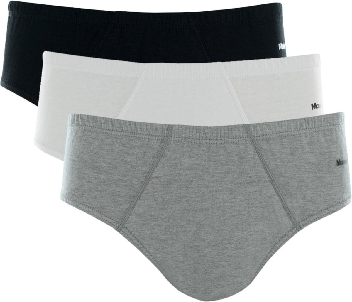 Imagem principal Kit Cueca Slip Mash 3 Peças Masculina Elástico Algodão cinza MASH cinza