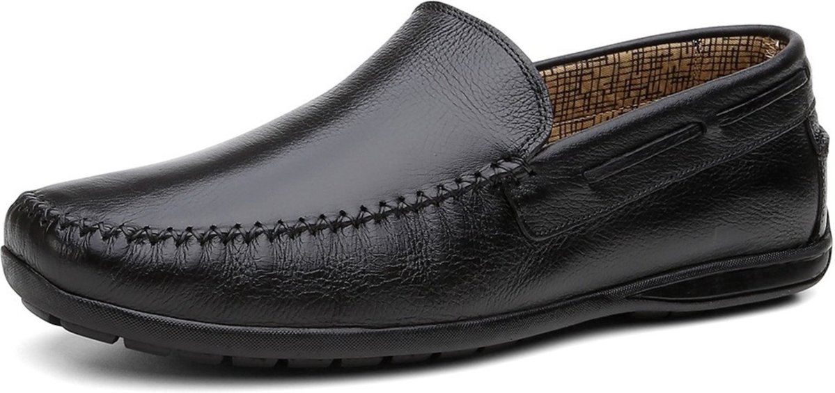 Imagem principal Mocassim Centuria Tamanho Especial Couro preto preto