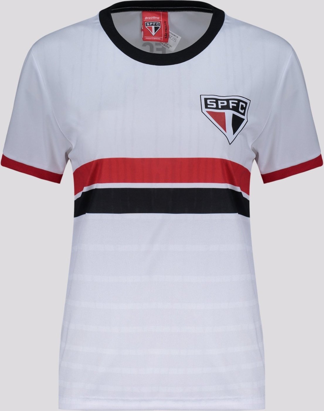 Camisa São Paulo Tela Feminina Branca