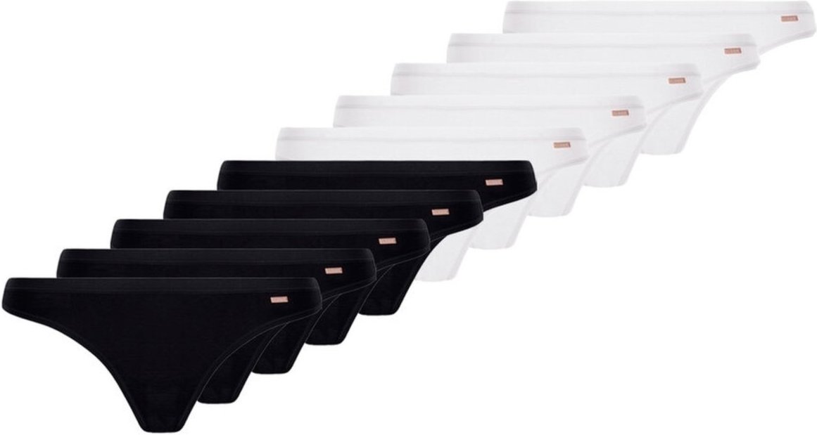 Imagem principal Kit com 10 Calcinhas Tanga Loba 4 Lupo preto Lupo preto