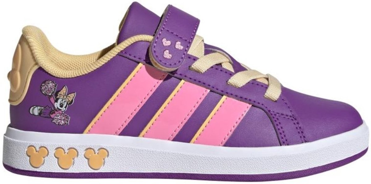 Imagem principal Infantil - Tênis adidas Disney Minnie Mouse Grand Court para s adidas Sportswear roxo Adidas roxo