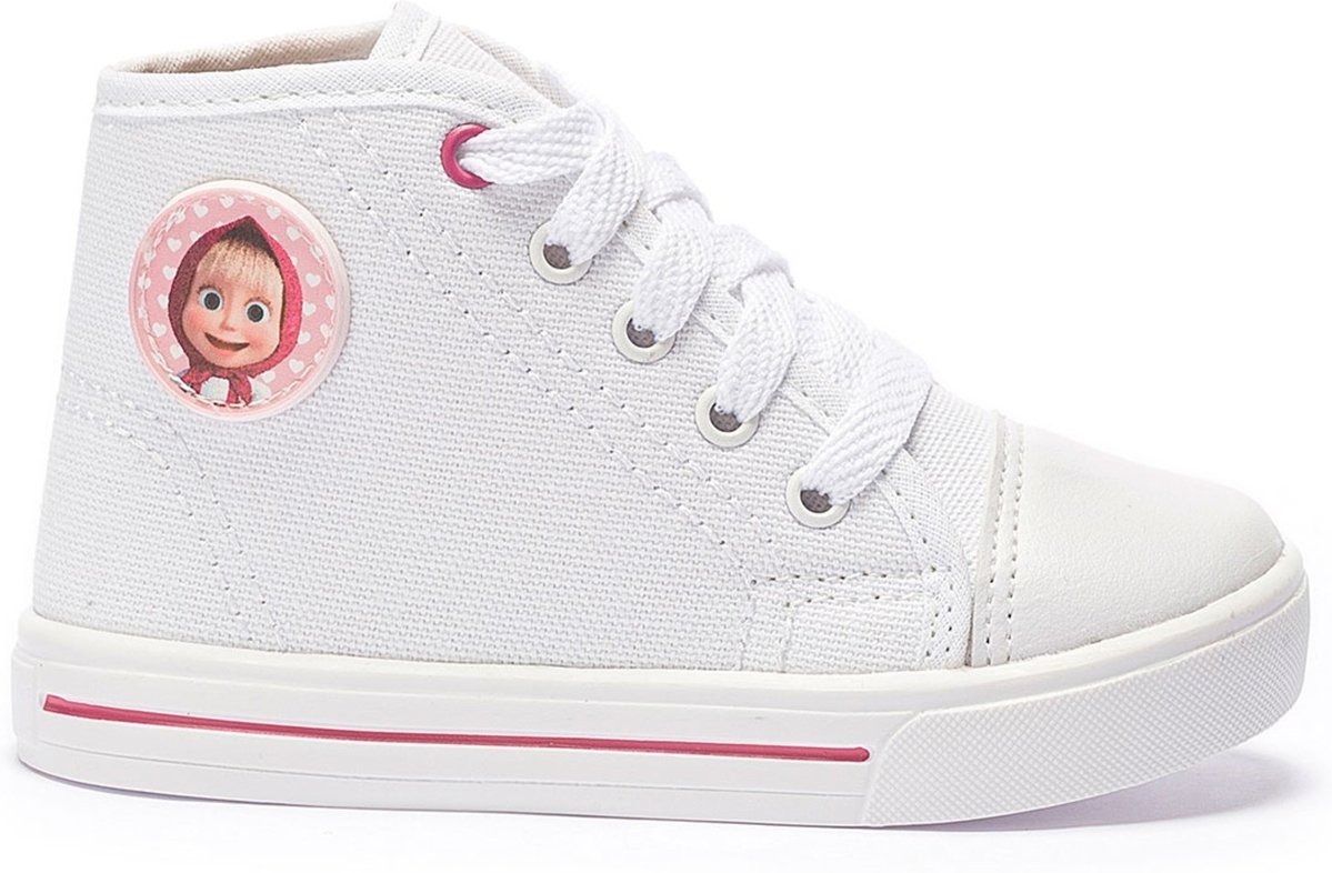 Imagem principal Infantil - Tênis Menina Old Tradicional Personagem Masha Cano Alto Botinha Confortável e Leve Footz rosa Footz rosa