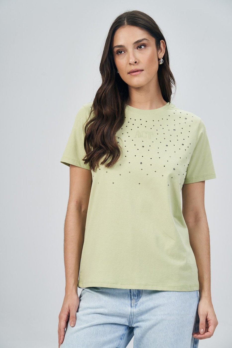 Imagem principal T-Shirt Aplicações Feminina Acostamento ACT FEMININO verde oliva ACT FEMININO verde oliva