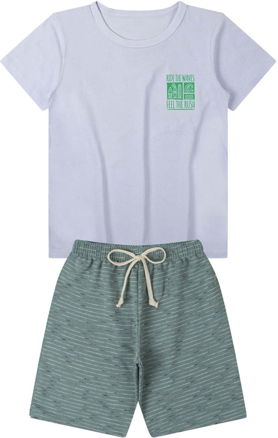 Infantil - Conjunto Masculino Curto Ride The Waves 3 ao 14