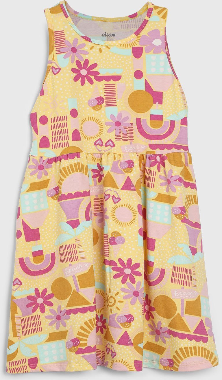 Infantil - Vestido Elian Estampado Curto