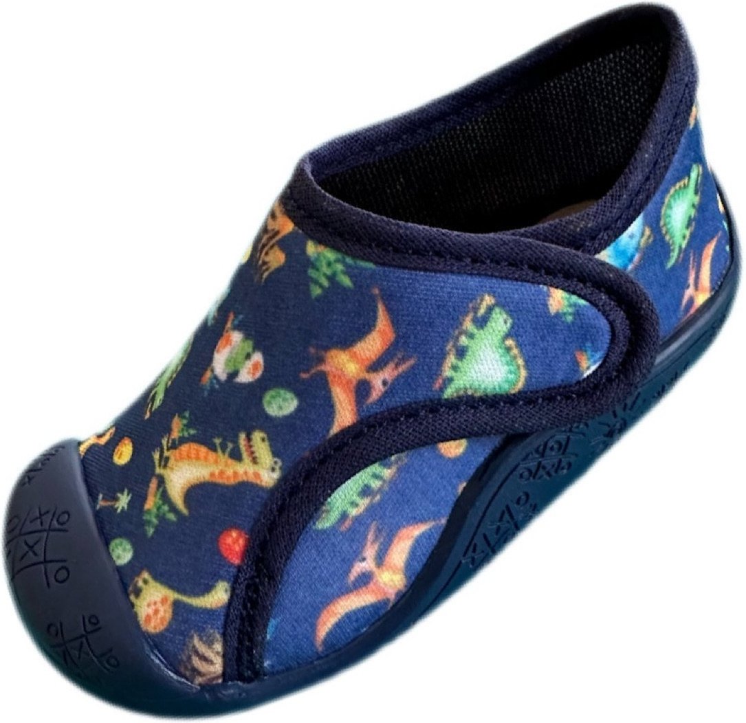 Imagem principal Infantil - Tênis meia Solzim calce fácil Dino Azul azul marinho Solzim azul marinho