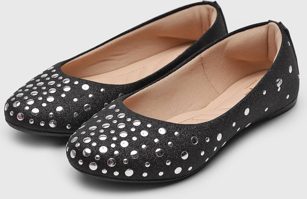 Imagem principal Infantil - Sapatilha Pampili Super Fofura Preta com Pedrarias preto Pampili preto