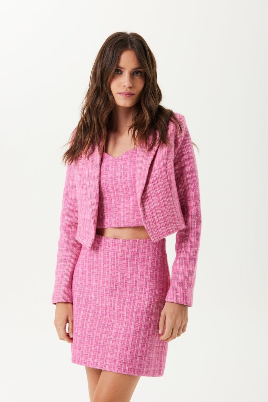 Blazer Tweed Traymon Curto