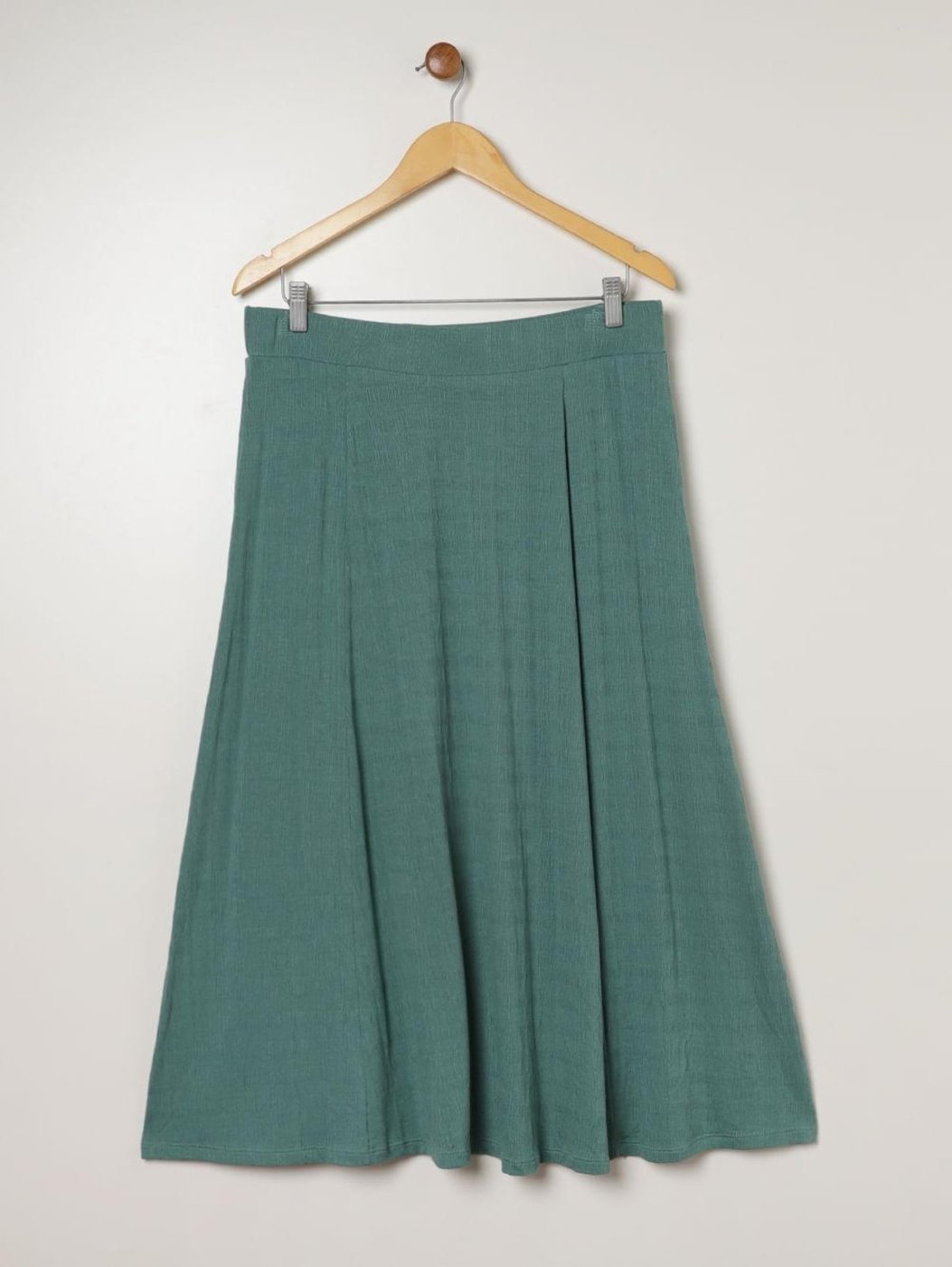 Saia Malha Evasê Autentique Plus Size Feminina