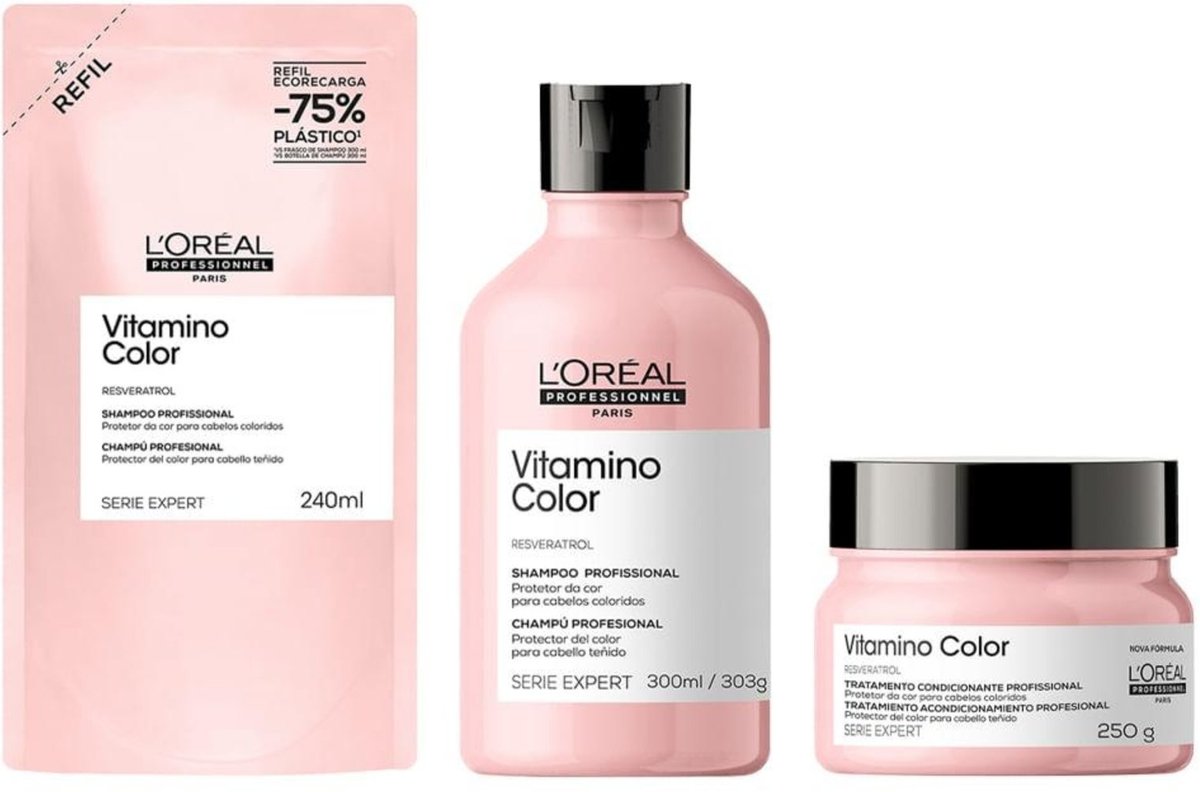 Imagem principal Kit L'Oréal Professionel Serie Expert + 3 Produtos Loreal Professional incolor Loreal Professional incolor