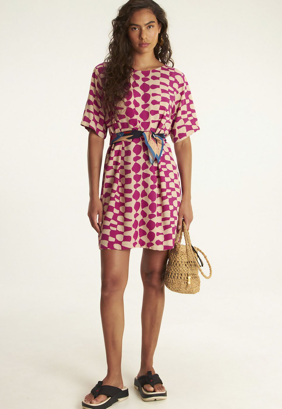 Vestido Cantão Curto TDress Tempos