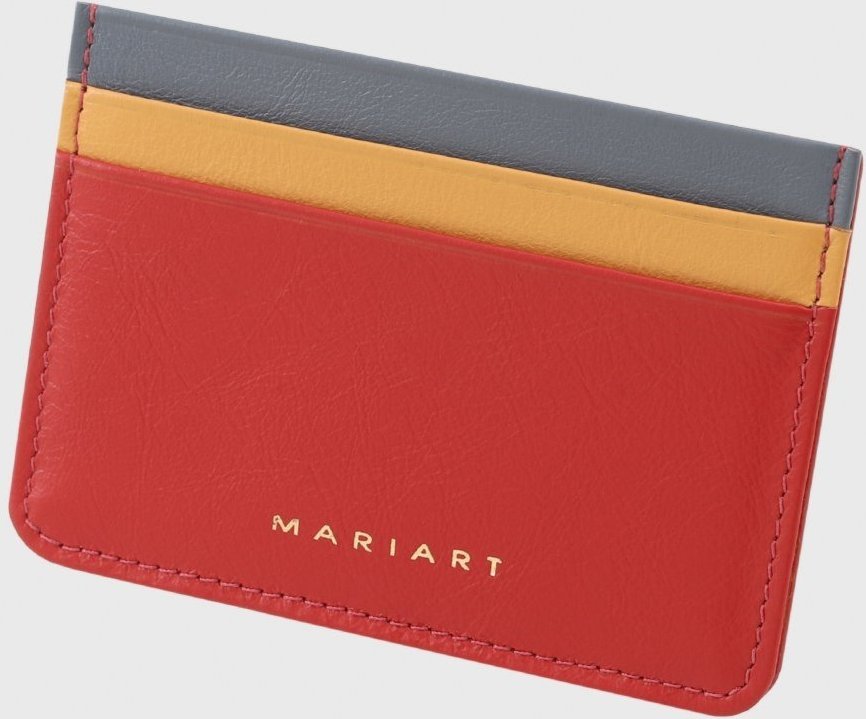 Porta-Cartão Couro Mariart Fruto Arara