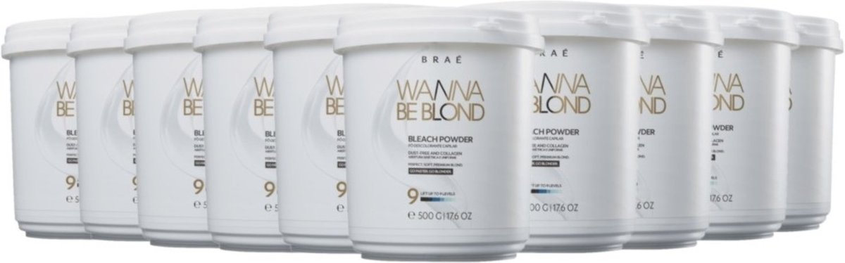 Imagem principal Kit Braé Wanna Be Blond - Pó Descolorante (10 unidades) multicolorido BRAÉ multicolorido