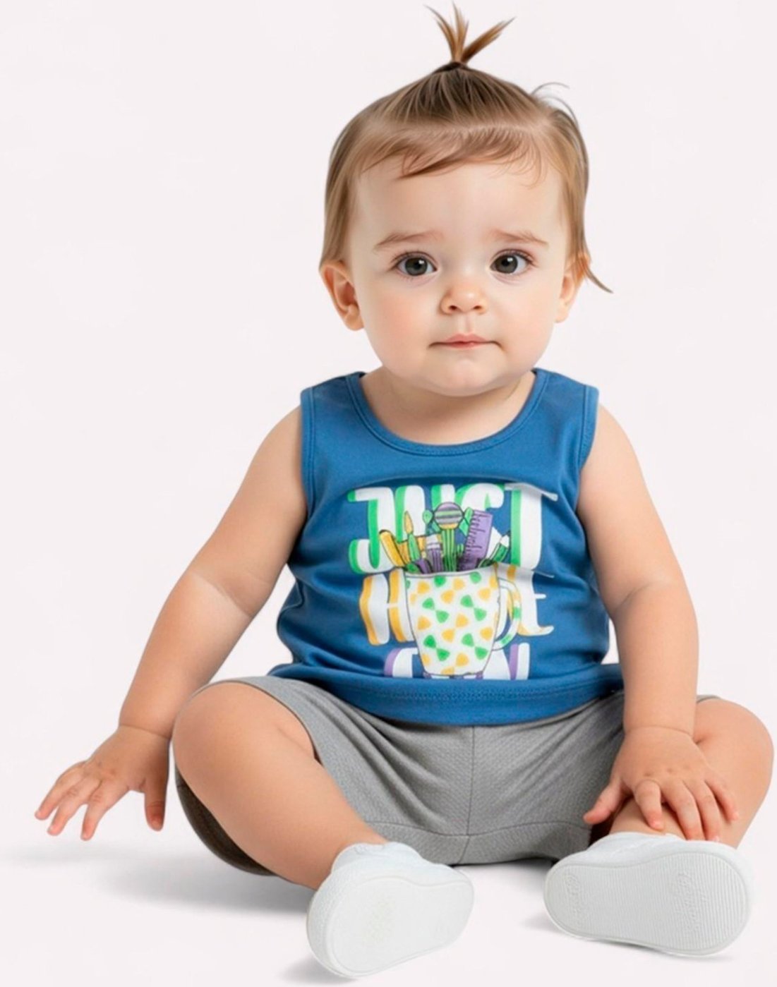 Imagem principal Infantil - Conjunto Menina em Ribana Kyly azul Kyly azul