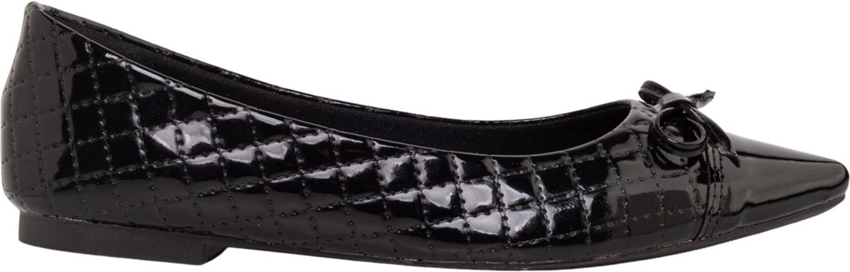 Imagem principal Sapatilha Feminina Bico Fino Metalassê Bordado Confortavel Via Angel 16.07 preto preto