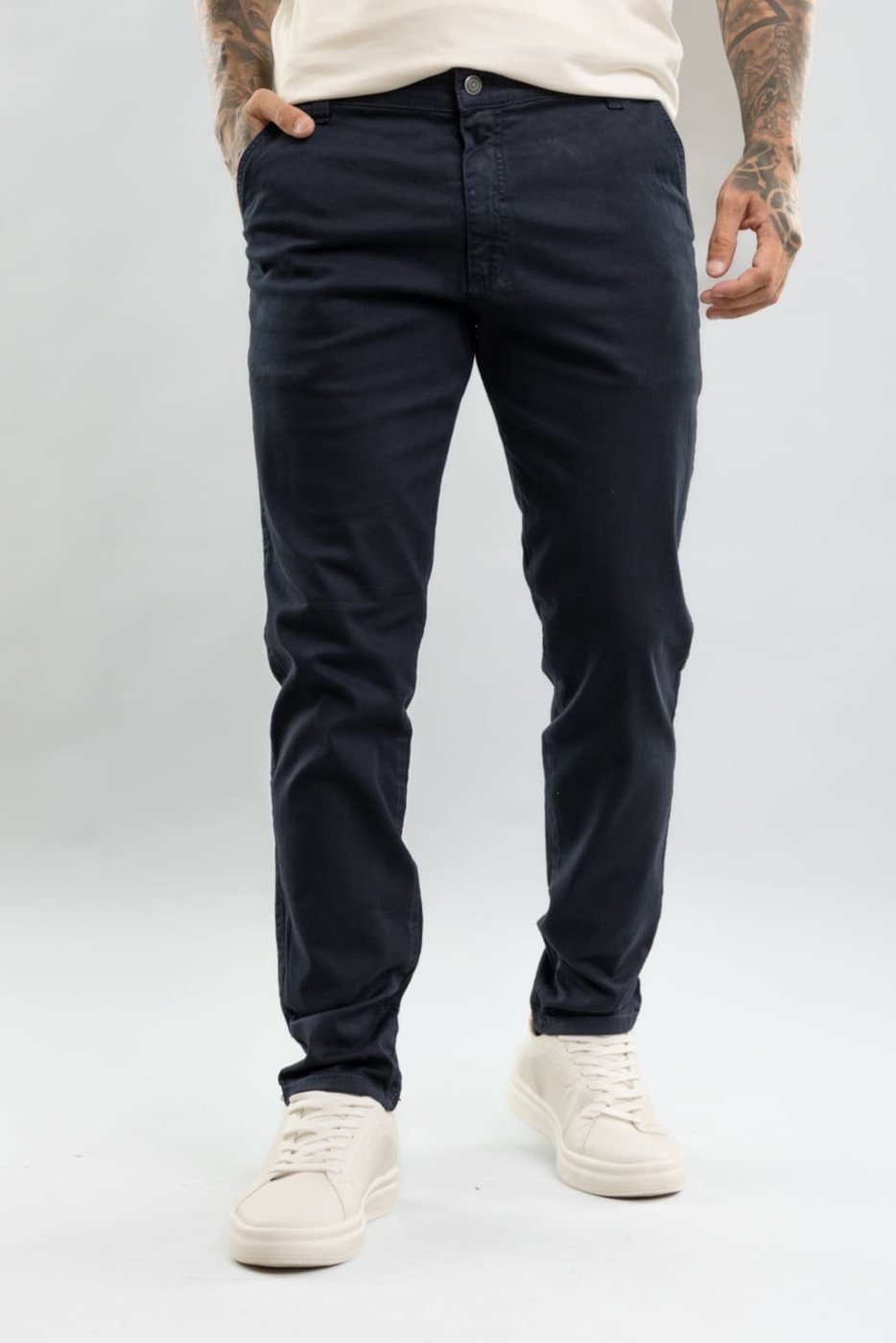 Imagem principal Calça Sarja Skinny Masculina Color Sport Fino Bolso-Faca Dialogo bege bege