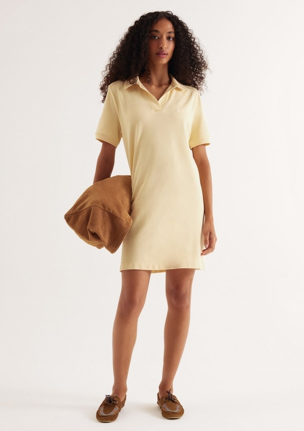 Vestido Polo Em Malha Piquet