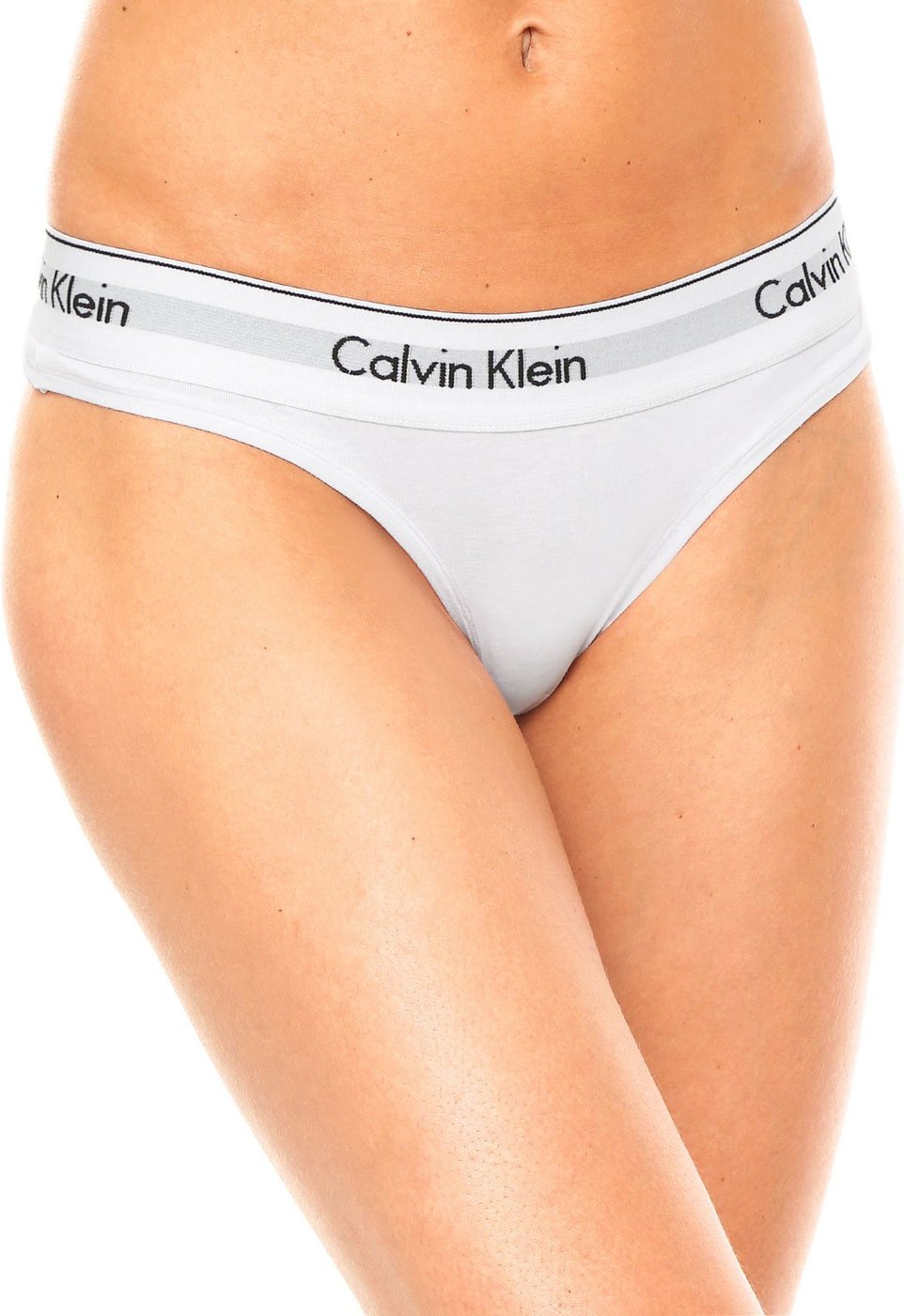 Imagem principal Calcinha Calvin Klein Underwear Biquíni Logo Branca branco Calvin Klein Underwear branco
