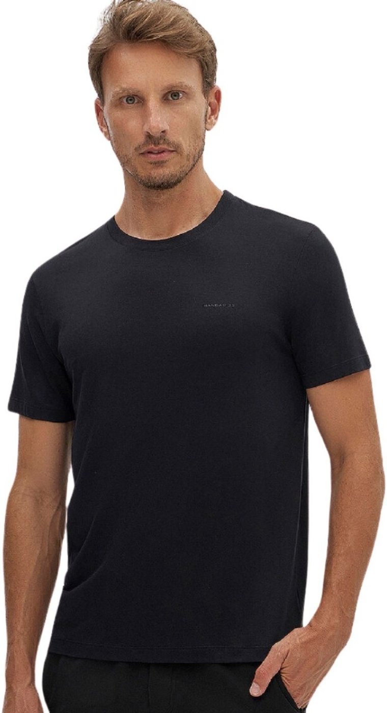 Imagem principal Camiseta Básica Masculina Malha Modal Hangar 33 cinza Hangar 33 cinza