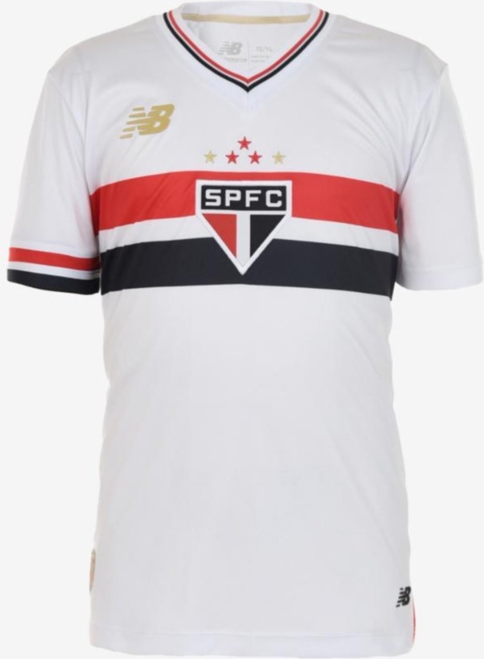 Camisa Torcedor Home Spfc 2025 C/P Juvenil