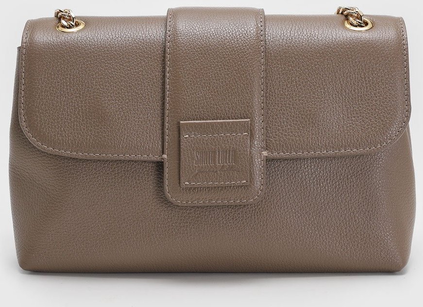 Bolsa Média Santa Lolla Alça Corrente Taupe