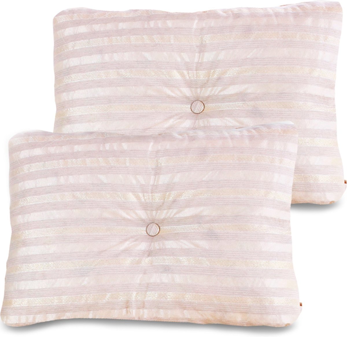 Kit 2Pç Almofada C/ Enchimento Flocos De Espuma 45x65cm BG