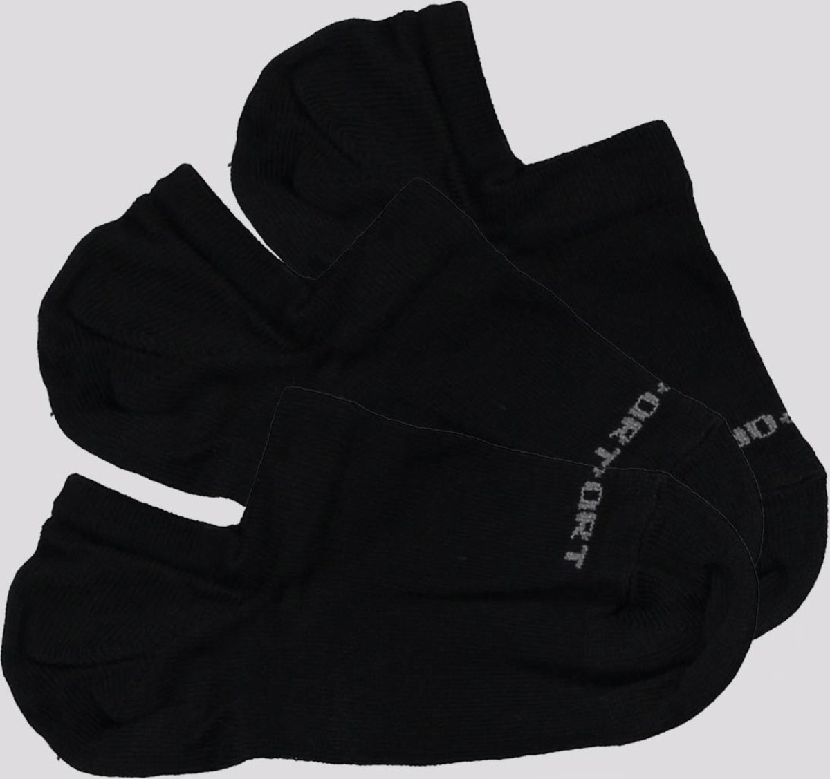 Kit Meia Lupo Sport Sapatilha 3 Pares Preta