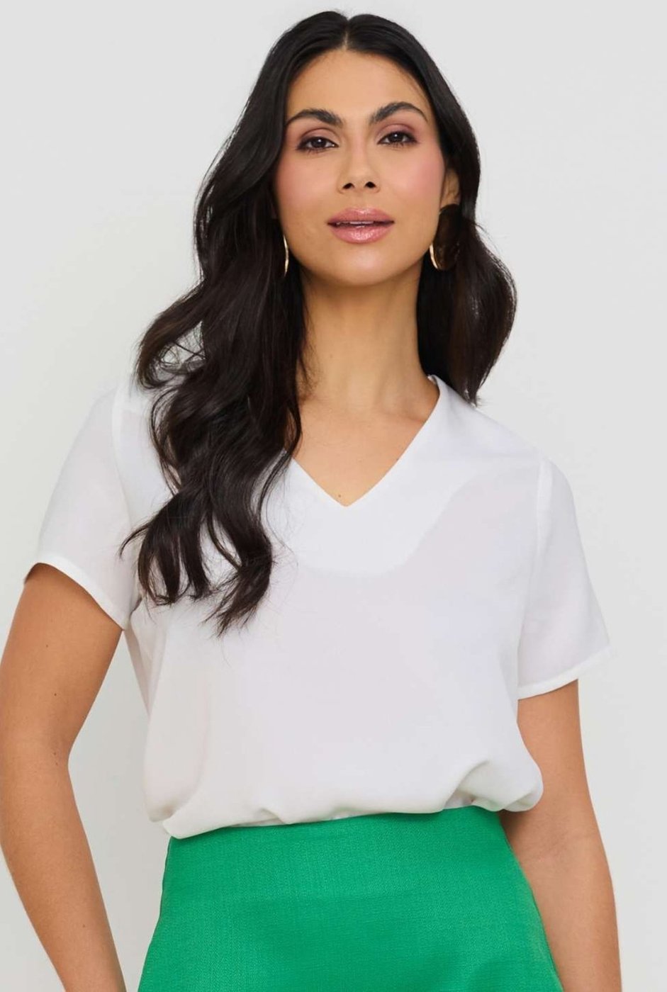 Imagem principal Blusa Vanibele Crepe Off White off-white white Vanibele off-white white